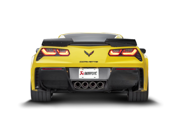 Akrapovic 14-17 Chevrolet Corvette Z06 (C7) Slip-On Line (Titanium) w  Carbon Tips Online Sale