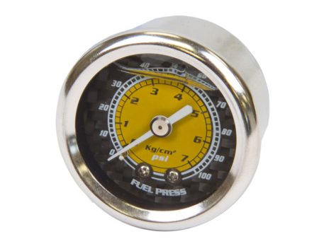 NRG Fuel Regulator Gauge 100 PSI - Carbon Fiber Finish on Sale