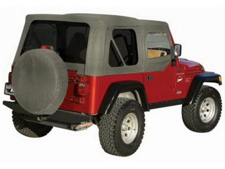 Rampage 1976-1983 Jeep CJ5 Complete Top - Grey Denim Online now