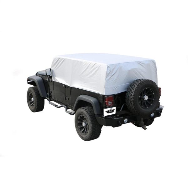 Rampage 2007-2018 Jeep Wrangler(JK) Unlimited Cab Cover Multiguard - Silver Cheap