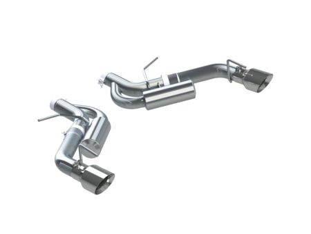 MBRP 16-19 Chevrolet Camaro SS Dual Rear Exit Axle Back w  4.5in OD Tips - T409 (Non NPP Models) on Sale