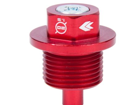 NRG Magnetic Oil Drain Plug M20X1.5 Subaru - Red For Cheap