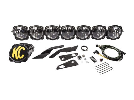 KC HiLiTES Can-Am X3 45in. Pro6 Gravity LED 7-Light 140w Combo Beam Overhead Light Bar System Sale