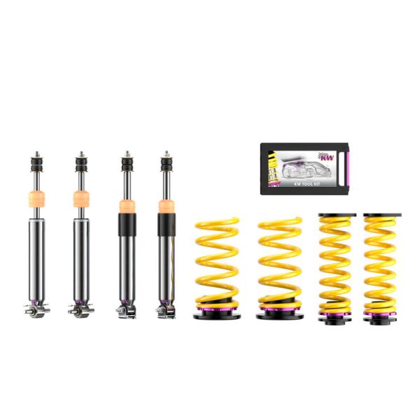 KW Coilover Kit V3 82-91 Mercedes-Benz S Class (C126) Coupe 2WD Online now