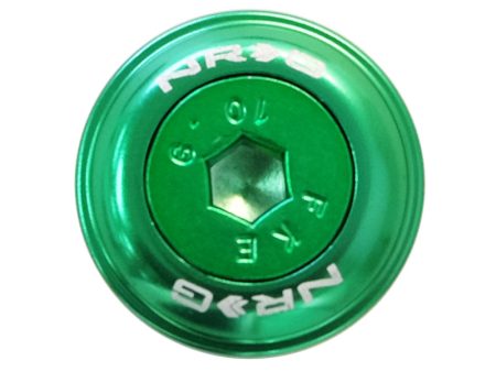 NRG Fender Washer Kit w Color Matched M6 Bolt Rivets For Plastic (Green) - Set of 10 Cheap