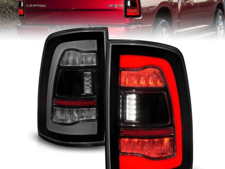 ANZO 09-18 Dodge Ram 1500 Sequential LED Taillights Smoke Black For Cheap