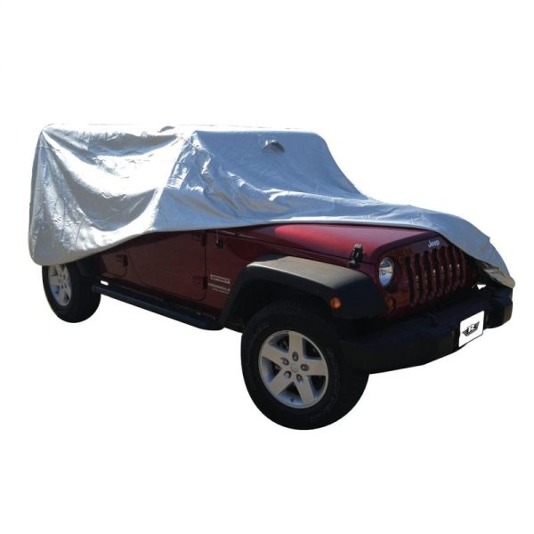 Rampage 2007-2018 Jeep Wrangler(JK) Car Cover Multiguard - Silver Online now