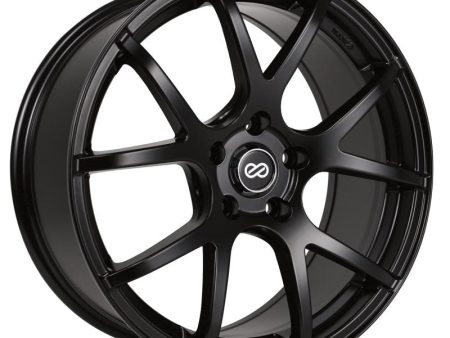 Enkei M52 18x8 45mm Offset 5x100 Bolt Pattern 72.6mm Bore Dia Matte Black Wheel Online Hot Sale