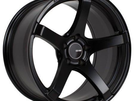 Enkei Kojin 18x8 45mm Offset 5x114.3 Bolt Pattern 72.6mm Bore Dia Matte Black Wheel Online now