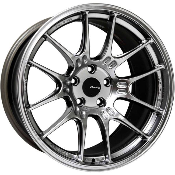 Enkei GTC02 18x10.5 5x114.3 35mm Offset 75mm Bore Hyper Silver Wheel For Sale