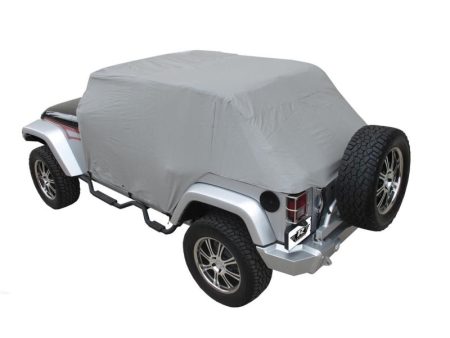 Rampage 2007-2018 Jeep Wrangler(JK) Unlimited Cab Cover With Door Flaps - Grey Supply