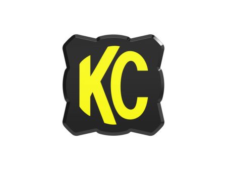 KC HiLiTES FLEX ERA 1 Single Light Cover ONLY (Black Yellow KC Logo) Hot on Sale