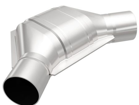 MagnaFlow Conv Univ 2.00inch Angled In   Out on Sale