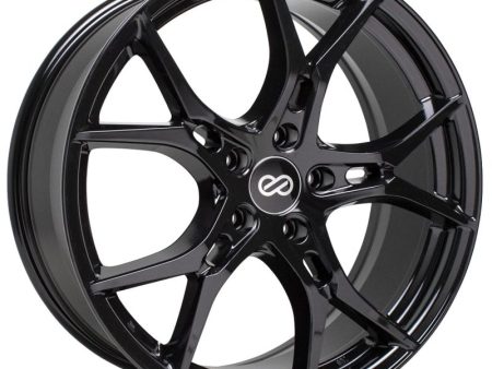 Enkei Vulcan 18X8.0 40mm Offset 5x120 Bolt 72.6mm Bore Gloss Black Wheel For Cheap