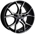 Enkei Vulcan 18X8.0 45mm Offset 5x100 Bolt 72.6mm Bore Black Machined Wheel Sale