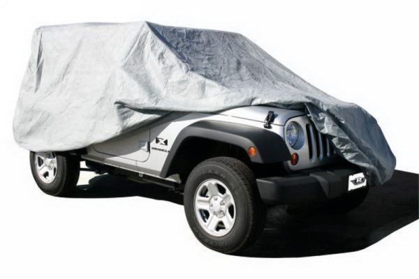 Rampage 2007-2018 Jeep Wrangler(JK) Car Cover - Grey Online Sale