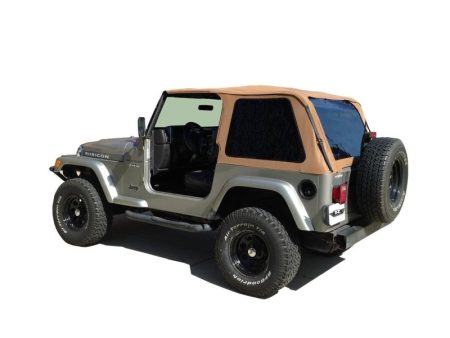 Rampage 1997-2006 Jeep Wrangler(TJ) Frameless Soft Top Kit - Spice For Discount