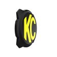 KC HiLiTES 6in. Hard Cover for Gravity Pro6 LED Lights (Single) - Black w Yellow KC Logo Online now