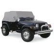 Rampage 1987-1991 Jeep Wrangler(YJ) Cab Cover With Door Flaps - Grey Fashion