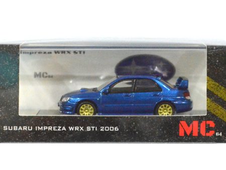 MC64 1 64 SUBARU IMPREZA WRX STI 2006 BLUE For Discount