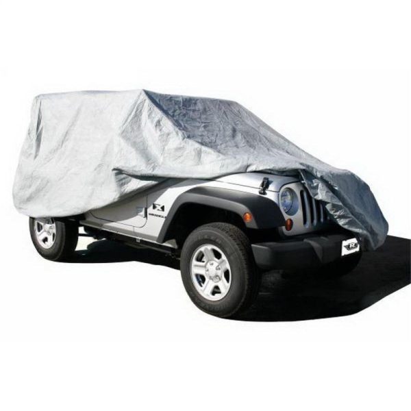 Rampage 1976-1983 Jeep CJ5 Car Cover - Grey For Discount