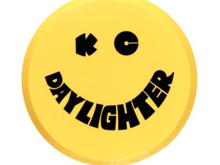 KC HiLiTES 6in. Round Hard Cover for Daylighter SlimLite Pro-Sport (Single) - Yellow w Black Smile For Sale