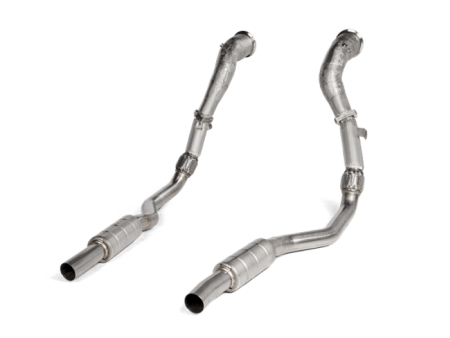 Akrapovic 2020 Audi RS6 Avant (C8) DownPipe (SS) w Link Pipe Set (Does Not Fit w L-AU SS 6) For Sale