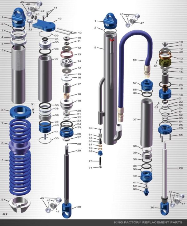 King Shocks 2.5 PR Bearing Spacer 1 2 x 1-1 4 Online