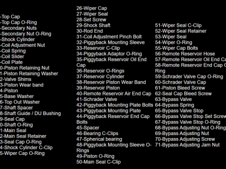 King Shocks Smooth Res Assembly 2.5 PR 9in Long 2.5in OD Thread & Snap Ring Groove For Cheap